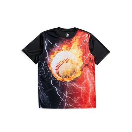 Athletic Works Boy's Short Sleeve Graphic T-Shirt, & Husky Now $3.50