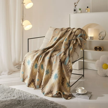 Mainstays Cozy Aztec Print Fleece Throw Blanket, All Ages Now $4.22